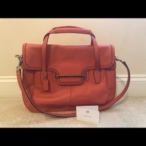 Authentic Coral/Peach Coach Purse